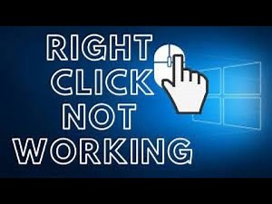 Right Click Not Working In Windows 10 - Quick Fix [Tutorial]
