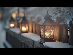Cozy Holiday Lanterns ✨ Relaxing Jazz Music for Sleep & Focus (1 Hour)
