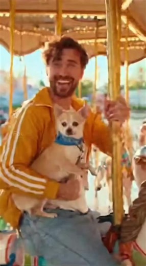 🎠 A bra flies across the carousel mid-ride and hits the guy RIGHT in the face 😭💨 His tiny dog is *judging everything* while the crowd loses it 🤣 Pure amusement-park chaos — zero logic, maximum comedy 🎡😂 🎬 #CarouselChaos #FunnyShorts #DogReaction #EpicFail #SynFactsAI