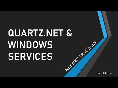 Schedule Tasks as a Windows Service using Quartz.Net | .Net Best Practices