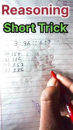 Reasoning Short tricks | Number Analogy Question | Reasoning Class #reasoning