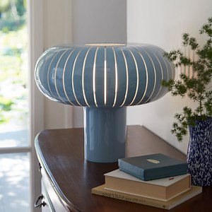 Teresa Recycled Acrylic Table Lamp - Black/ White