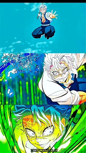 Giyuu vs Sanemi | Calm vs Rage Fight Edit 🔥 #DemonSlayer #AnimeEdit