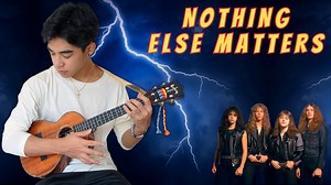 Hi Class! This week, we're bringing you an epic ukulele arrangement of "Nothing Else Matters" by Metallica. You’ll learn the iconic riffs and melodic solo as you jam alongside a full band backing track! View the lesson: https://rockclass101.com/nothing-else-matters/ | Rock Class 101
