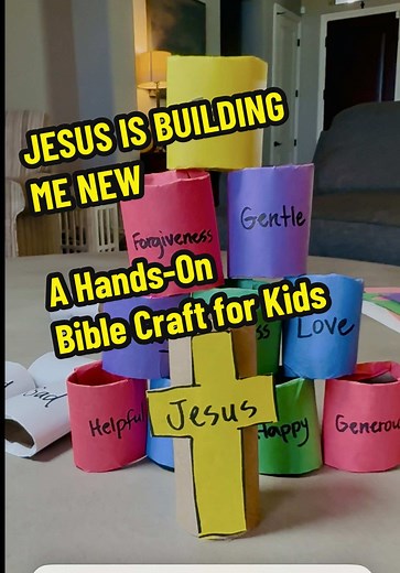 Jesus is Building My Heart: A Creative Bible Craft