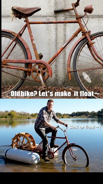 The Upcycled Pedal-Powered Paddle Wheel Boat #diy #diyprojects