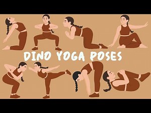 🦖✨ Dinosaur Adventure Yoga For Kids | 13 Mighty Poses for Strength ✨🦖