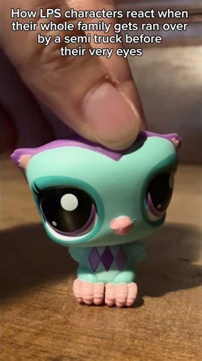 Wide eyed owl #lps #viral #shorts