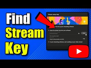 How to Find your Stream Key on your Youtube Channel (Best Method)