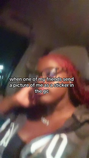 Reacting to Friends Using My Sticker in the Group Chat