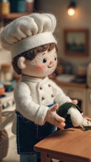 Cozy Miniature Cooking | Mini Chef Makes Tiny Onigiri