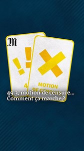 L'article 49 alinéa 3 de la Constitution a été actionné pour la 113e fois depuis le début de la Ve République. Et cette fois, il y a de fortes chances que le gouvernement n'y survive pas… On vous explique comment il fonctionne, ainsi que la motion de censure. Vidéo : Laetitia Limmois ; graphisme : @OlivierEsch.er #politique #gouvernement #article493 #assembleenationale #parlement | Le Monde