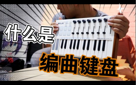 什么是编曲键盘？「Worlde Tuna Mini至尊版」编曲键盘开箱