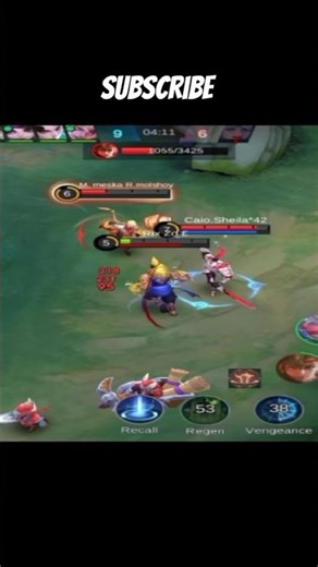 Gatotkaca distroy yin and saber no more chance 🥵 #mobilelegends #shortsfeed #gatotkaca