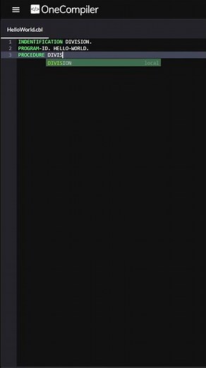 Hello World en COBOL 👴 | Le langage oublié des banques