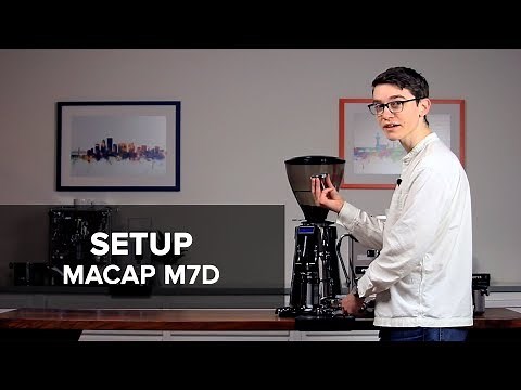 Macap M7D Espresso Grinder Setup Guide
