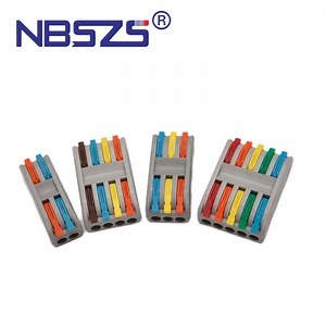 [Hot Item] Mini Universal 4p 4 Way Conductor Wiring Push in Quick Wire Connector Terminal Block Splice Electrical Cable Connector