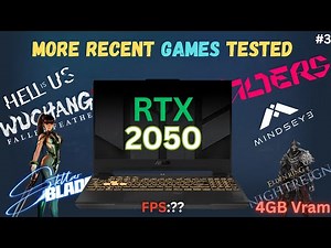 More 2025 game tested RTX 2050 | Part 3 |
