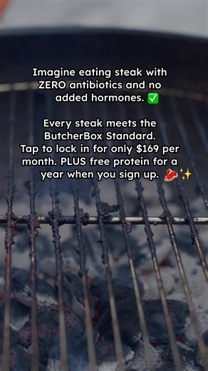Why is ButcherBox worth $169 per month? 🚫No antibiotics or added hormones, ever 🍃100 options from grass-fed ribeyes to wild-caught salmon ✅ 100% of products are third-party animal welfare certified | ButcherBox