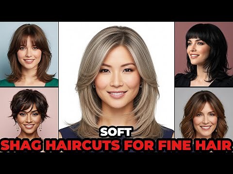 17 Soft Shag Haircuts For Fine Hair
