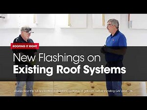 Installing a new Flashing on an Existing Roof | Roofing it Right with Dave & Wally by GAF