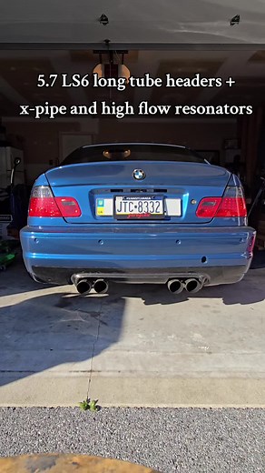 5.7 V8 LS6 Cold Start: E46 V8 Project Car