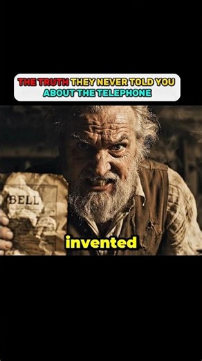 The Forgotten Inventor of the Telephone 😳|| #history #historyfacts #inventions