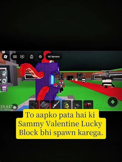 Sammy's Valentine Event & Lucky Block Spawn! ❤️