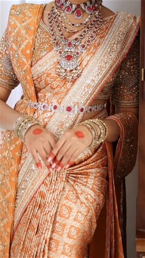 ✨♥️New Trendy Party Wear Saree Design 2025 | ✨ Bridal hairstyle 😍#youtubeshorts #fashion#shorts