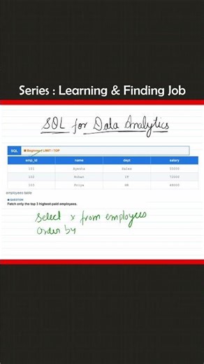 Top 3 Highest Salary SQL Questions 🔥 Must Know for Interviews