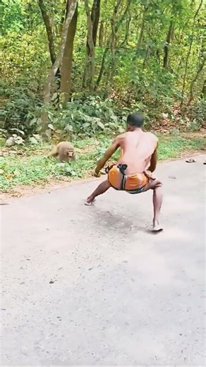 man vs people #funny #monkey #animals #comedy #shortvideo #viralvideo #people #comedy