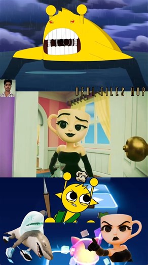 Italian Brainrot in Minecraft 💃🏻 Coffin Dance 🎮 Tiles Hop #shorts #tileshop #coffindance #shortsfeed