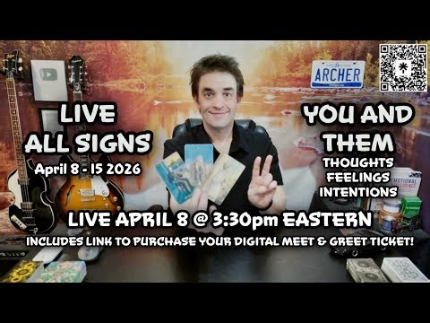 All Signs Love Tarot Reading You and Them Thoughts Feelings And Intentions April 8 - 15 2026