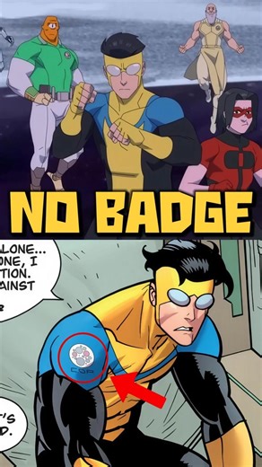 Why Mark's Coalition Badge is Missing ? | Invincible Season 4 Trailer #invincible #comics #shorts
