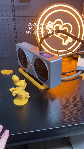 The hidden value of 2026 solo 3D printing in mining #TechLife #DesktopSetup #Workstation #Gadgets #DIYLife #TechTok #ModernLife #FutureTech #DailySetup #DigitalLife #jinglemining #GPU #monitor #3Dprinting