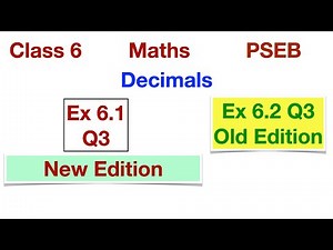 Q 3 | Ex 6.1 | Class 6 | Decimals | Chapter 6 | PSEB | Maths