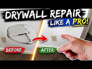 How to Patch a Large Hole in Drywall | Easy DIY Drywall Repair Tutorial