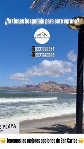 1K views · 17 shares | CASAS Y CONDOMINIOS DE RENTA EN SAN CARLOS, SONORA. ¿Qué esperas para reservar tu casa de playa para este verano? 6221090354 6621993085 #MySanCarlosVacations #rentasvacacionales #hospedaje #sancarlossonora #playa | My San Carlos Vacations | Facebook