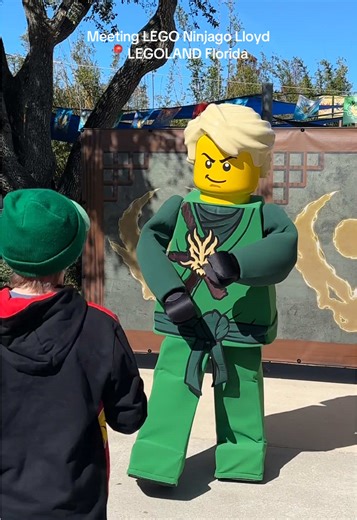 Meeting LEGO Ninjago Lloyd at LEGOLAND Florida