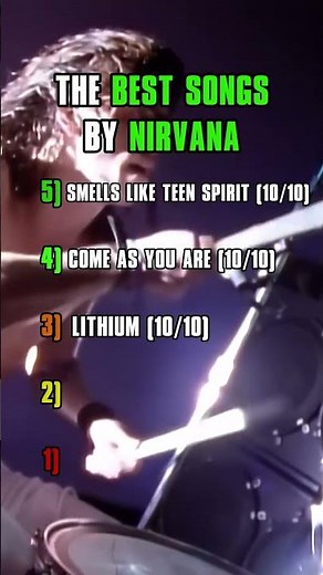 The Best Songs By Nirvana #90smusic #70s80s90smusichits #nostalgia