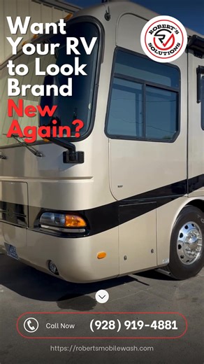 Want Your RV to Look Brand New Again? Give your home-on-wheels the glow it deserves! ✨ From deep detailing to expert repairs, we restore shine, comfort, and performance so every trip feels like the first time. 📍2454 E. 13th St., Yuma, AZ 📞 (928) 919-4881 | Robert’s RV Body & Paint