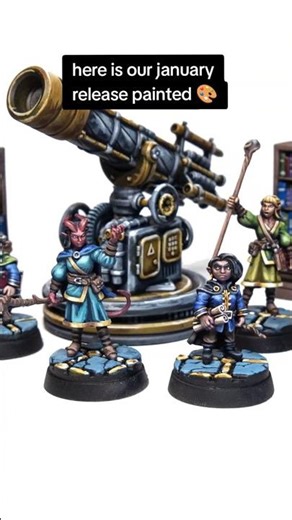 Arcanists, telescope, bookshelves - January - 26 Threat Factory Release #miniature #3dprinting