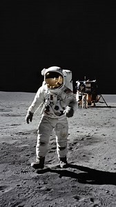 Apollo mission astronaut collects lunar soil samples! #fbreels | Space Voyager