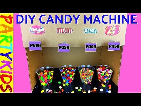HOW TO MAKE A CANDY MACHINE FROM CARDBOARD! SURPRISE FOR KIDS!