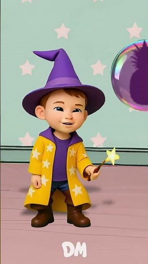 Magic Bubbles! 🫧✨ Pop & Learn #Shorts #KidsSongs