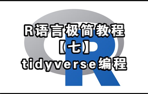 R语言极简教程【七】tidyverse编程