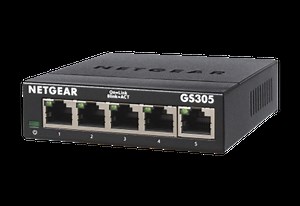 Switch Non Manageable  SOHO Série 300 - GS305v3 | NETGEAR