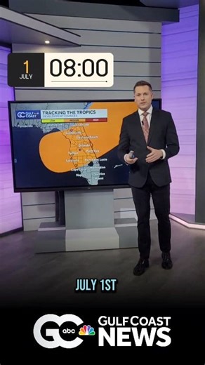 47K views · 265 reactions | July 1st 8pm update from the National Hurricane Center on the area being watched. Gulf Coast News | Gulf Coast News | Facebook