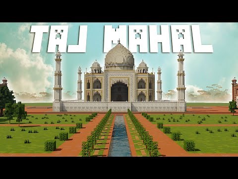 I built the TAJ MAHAL in Minecraft!