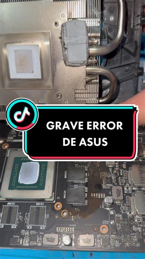 Mira este gravisimo error de ASUS en esta RX 5600 xt 😱😱😱 Alguna vez habias visto algo similar??? • • • • • #asus #asusdual #rx5600xt #rx5600 #amd #gpu #placadevideo #techtok #technology #techtoktips #tipsandtricks